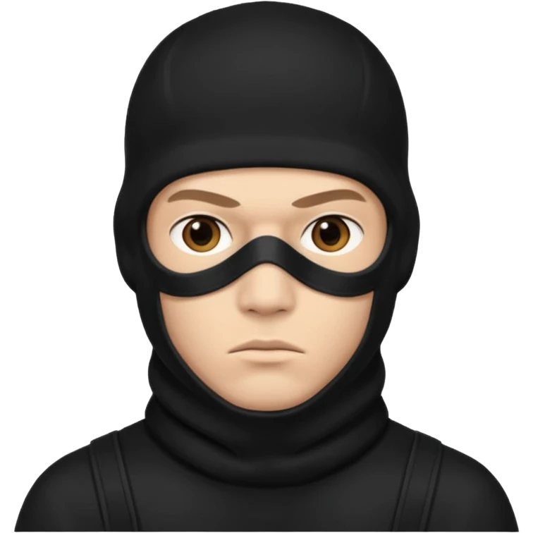 Peux tu me faire un gangster cagouler 🙏🏽  emoji