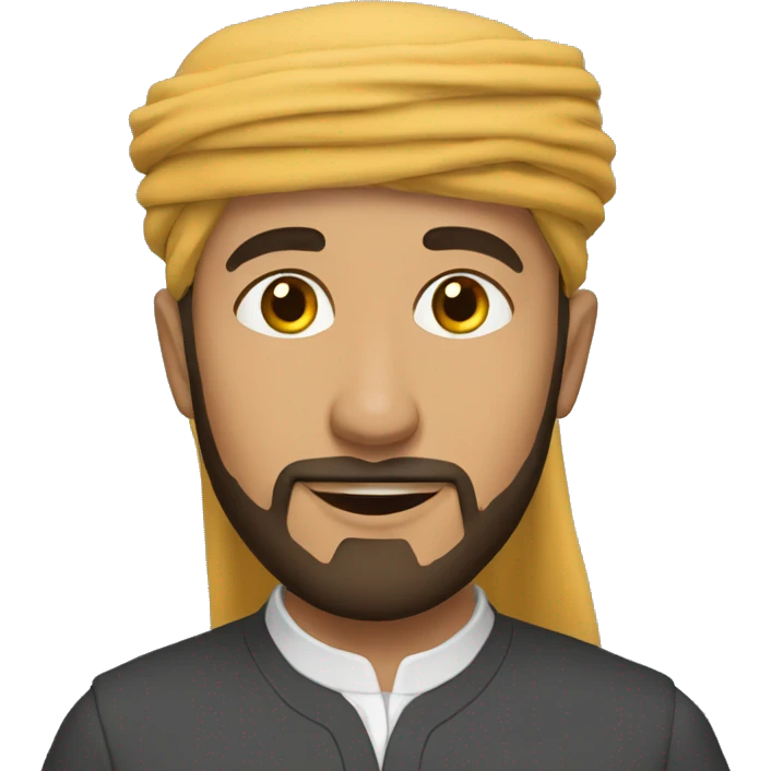 Un musulmans entrain de prier  emoji