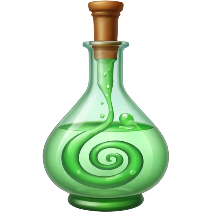 potion in a glass bottle  emoji