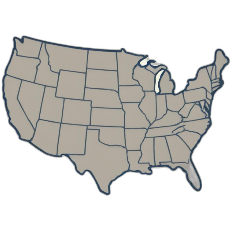 United states map emoji