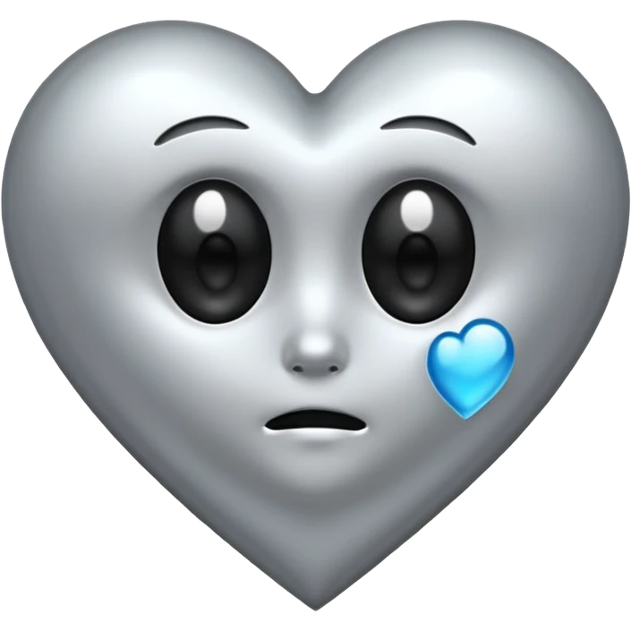 heart with a single black tear emoji