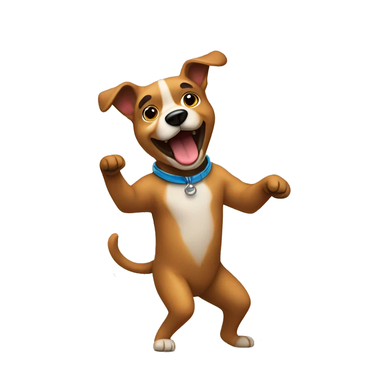 perro bailando emoji