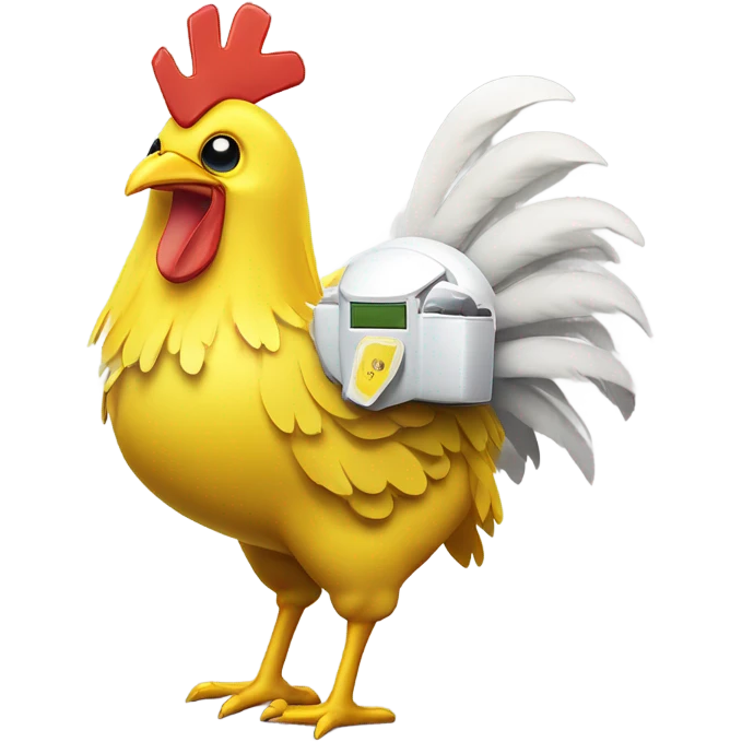 Chica fnaf chicken robot emoji