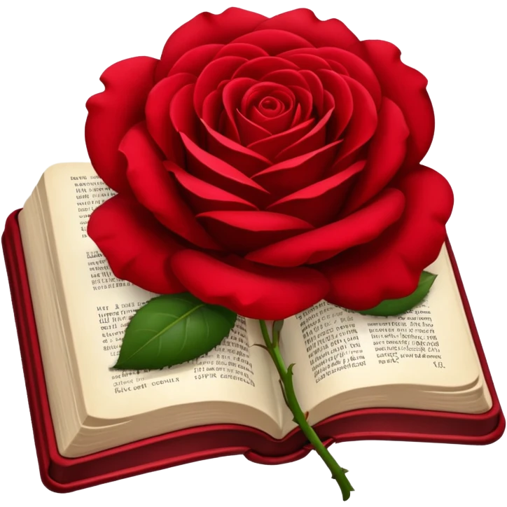 Bible rose emoji
