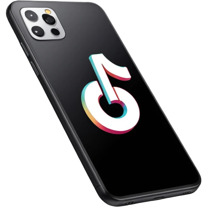 tiktok on phone emoji