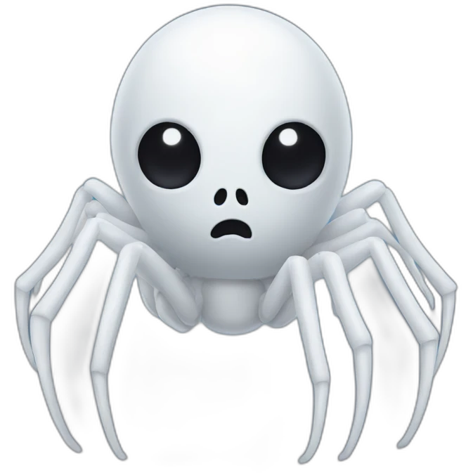 Ghost-spider emoji