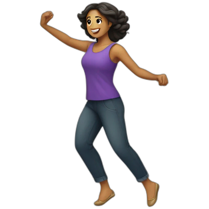 Mujer bailando emoji