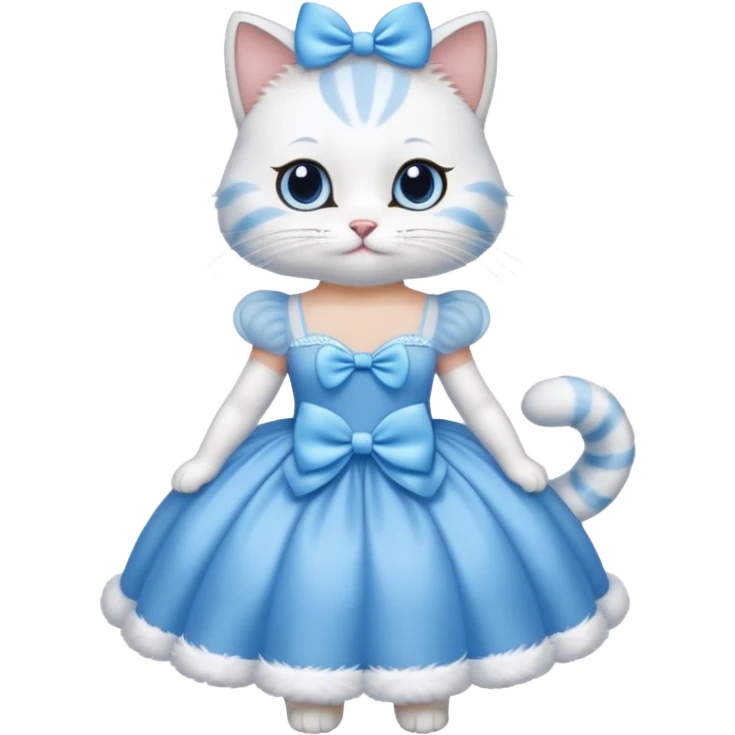 گربه با لباس سیندرلا emoji