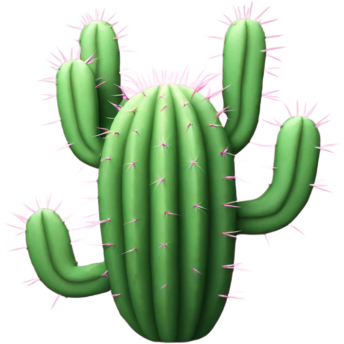 Pink kaktus emoji