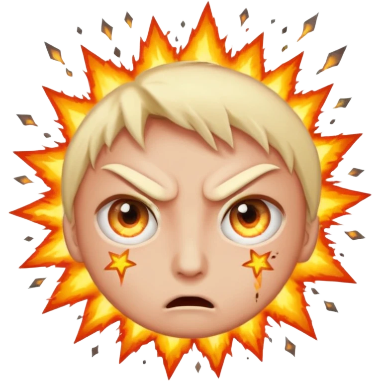 The star eyes emoji like this 🤩but way more aggressive with like explosions in the eyes emoji