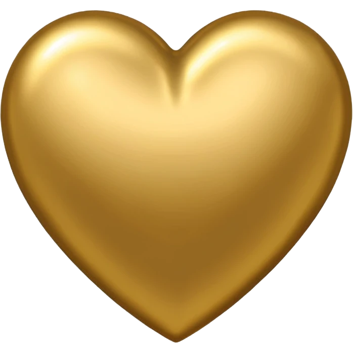 gold heart emoji emoji