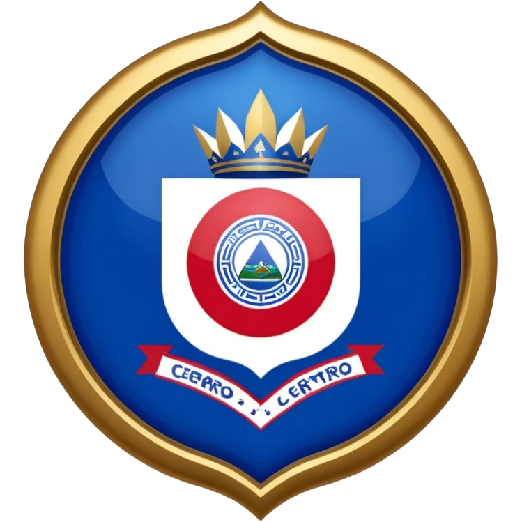 Escudo del club cerro porteño de Paraguay escudo original emoji