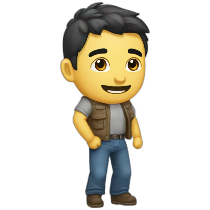 Даня играющий в Нинтендо свич emoji