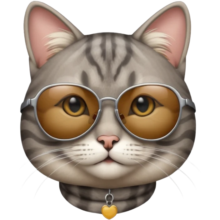 Cat wearing sunglasses emoji