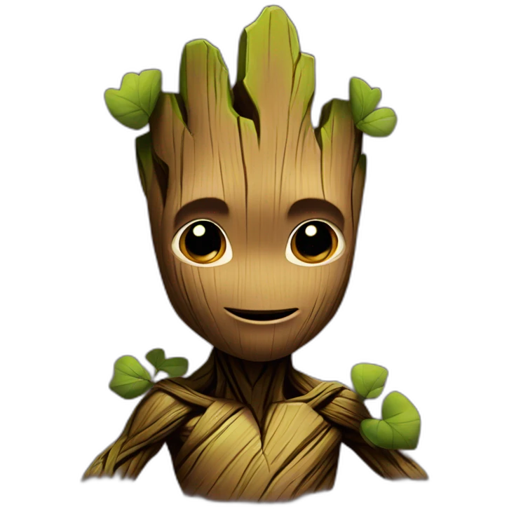 groot love emoji