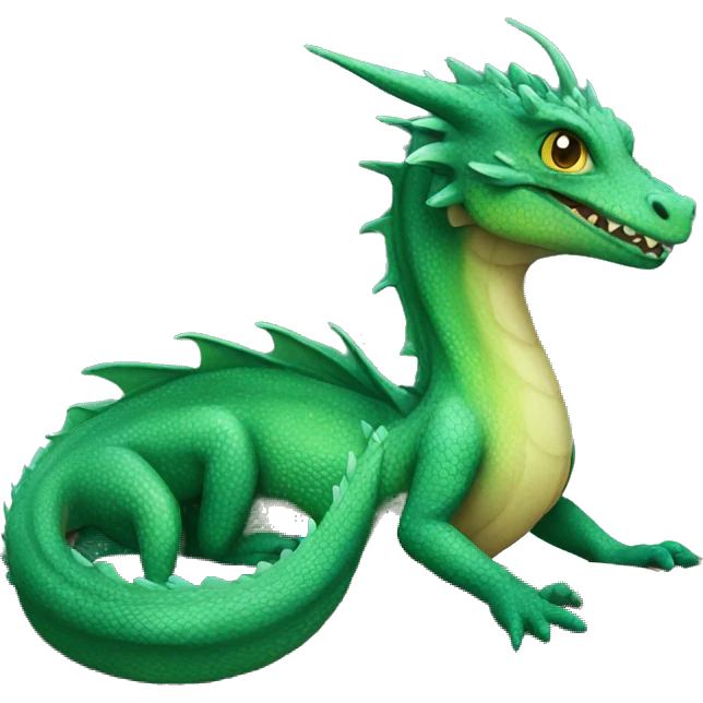 Water dragon  emoji