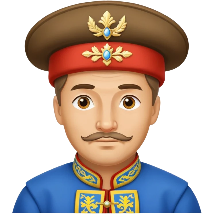  Ukraine man cosaks emoji