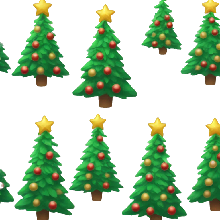 Aesthetic christmas tree emoji