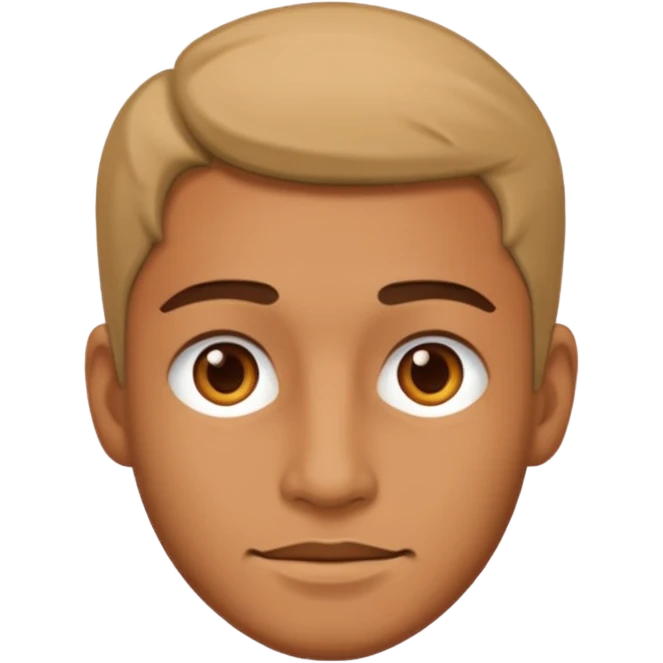 Man with emoji