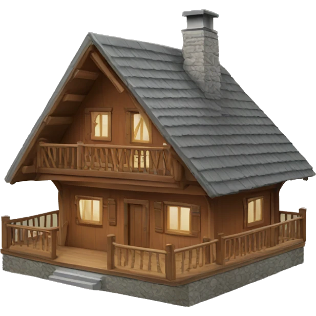 chalet emoji