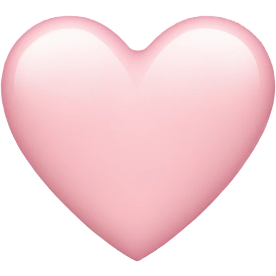 light pink heart emoji