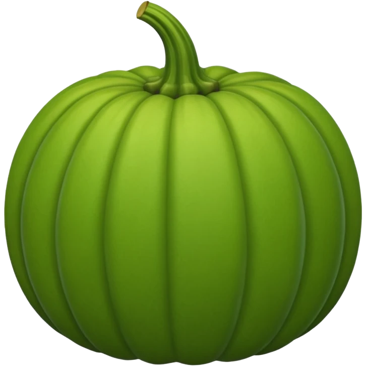 Green pumpkin emoji