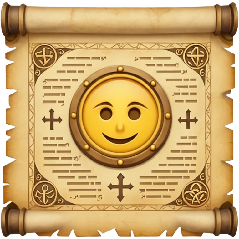 Pergamino de invocación emoji