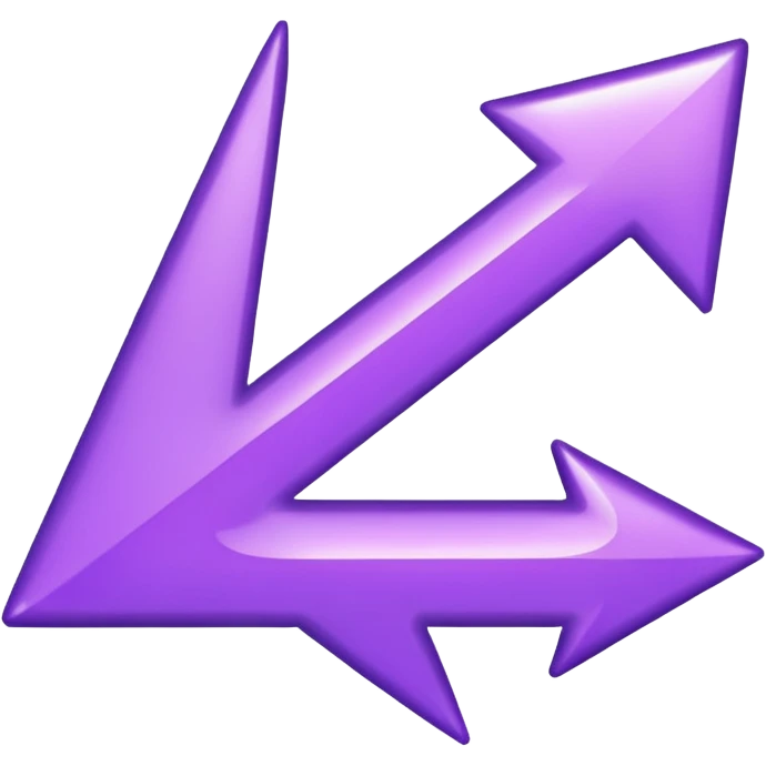 seta para direita roxa emoji