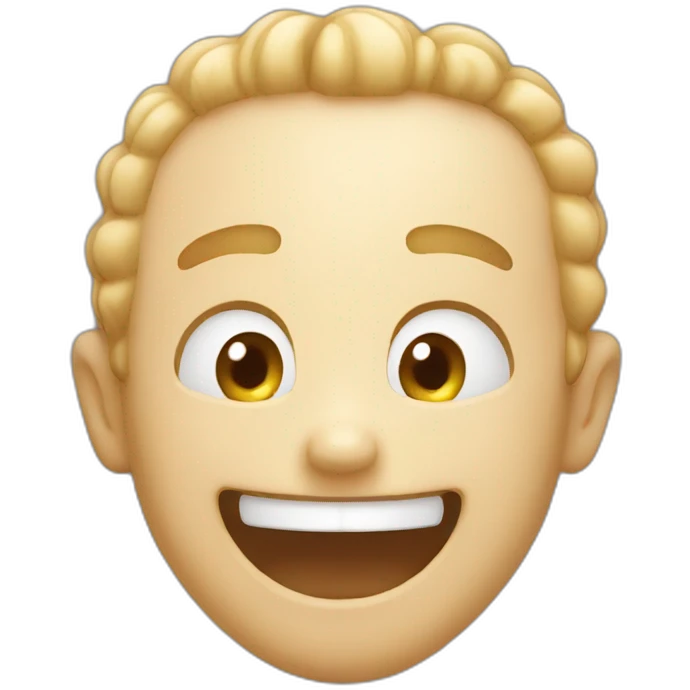 Laughing hard  emoji