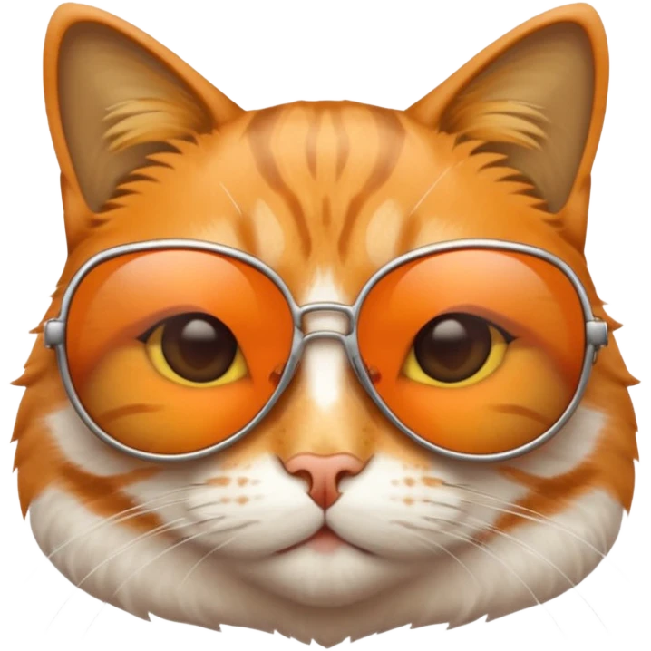 Cat wearing sunglasses emoji