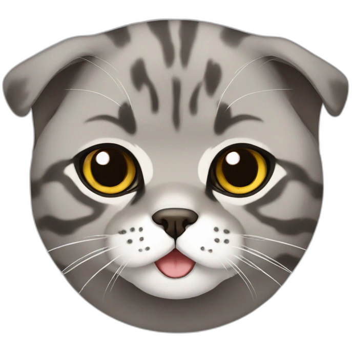 Scottish fold emoji