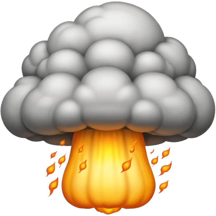 Nuclear bomb emoji