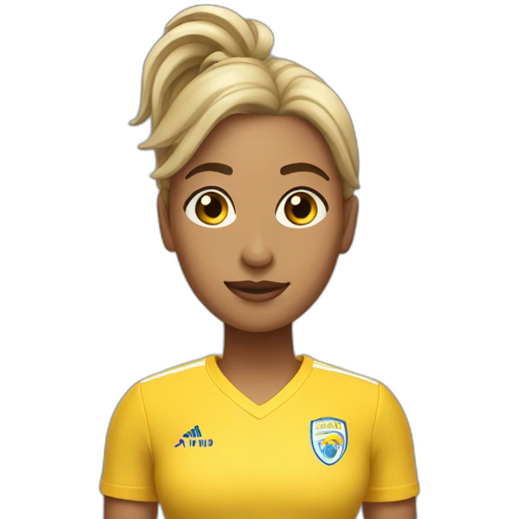 Chica futbolista emoji