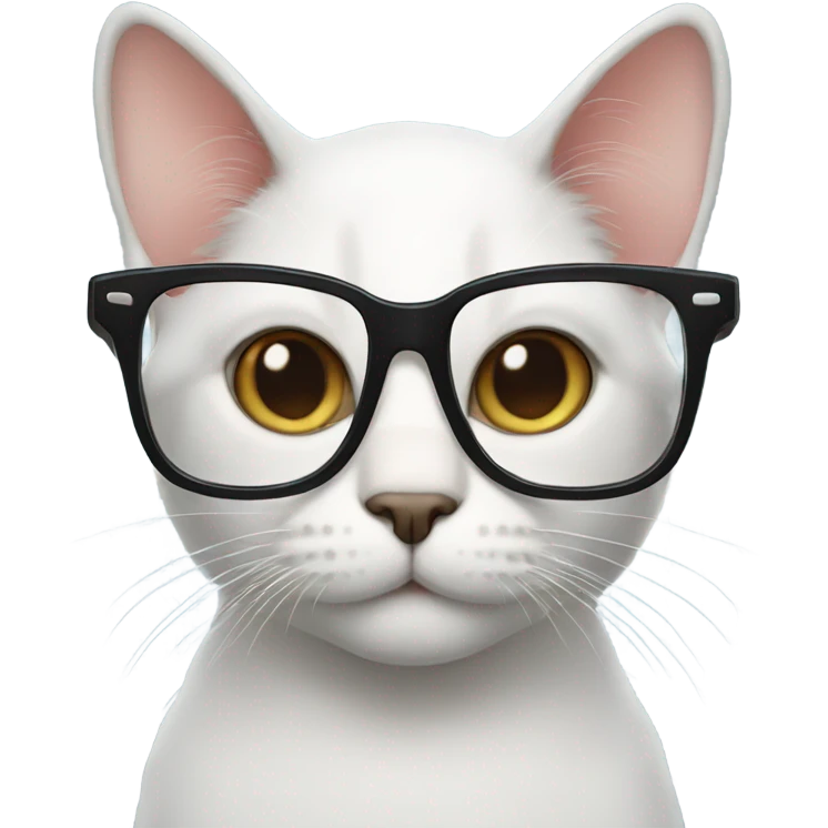 Cat with glasses  emoji