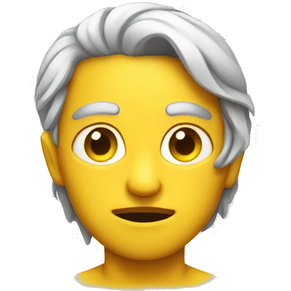 Yellow side eye emoji  emoji