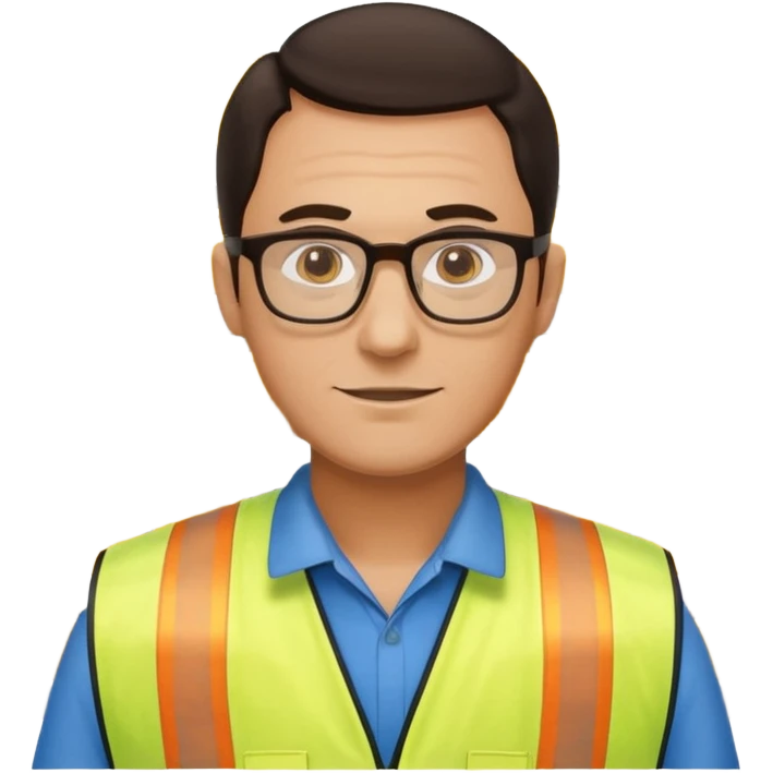 Walmart worker odp has a gotea wheres glasses yellow safety vest and hes 40 thin guy with dark hair emoji