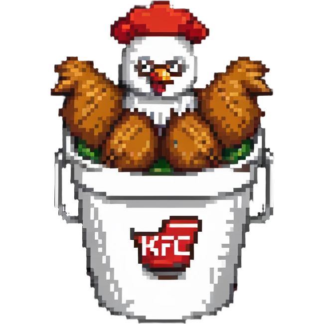 KFC bucket of fried chicken emoji