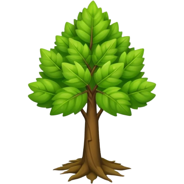 create a dnd style young_tree.png using 48x48 pixels size emoji