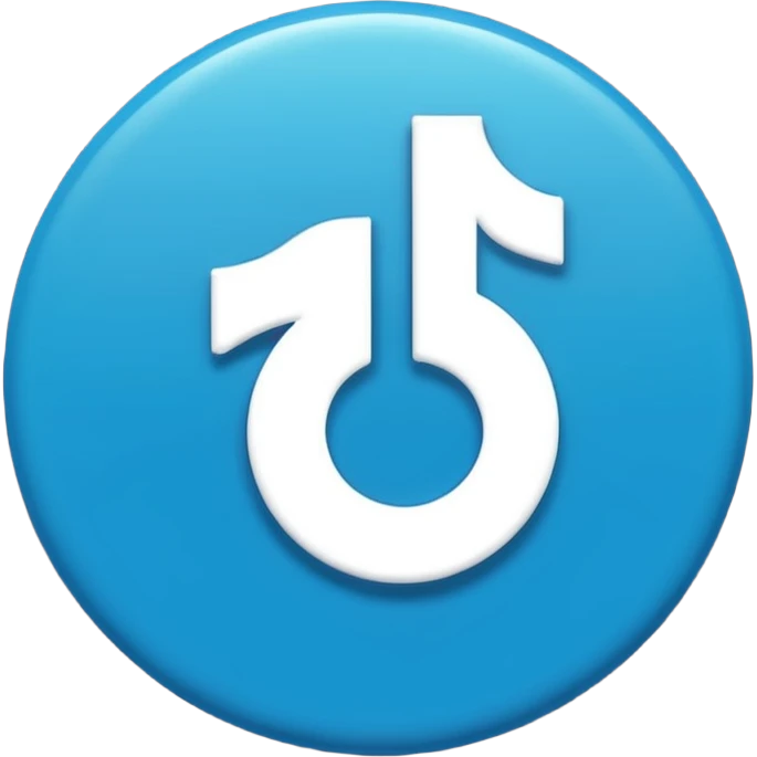 Tiktok Mavi tik emoji emoji