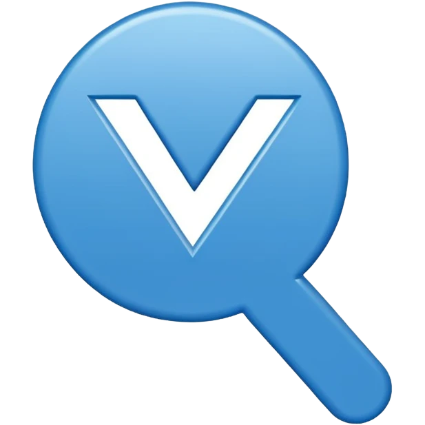 blue verification checkmark, simple, clean, iconic, no text emoji