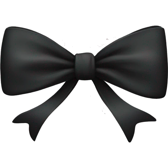 black bow emoji
