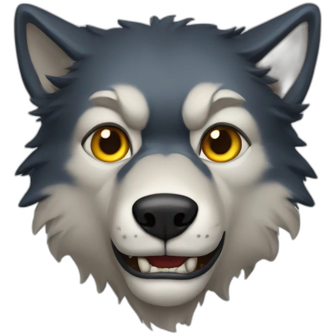 Loup garou flippant  emoji