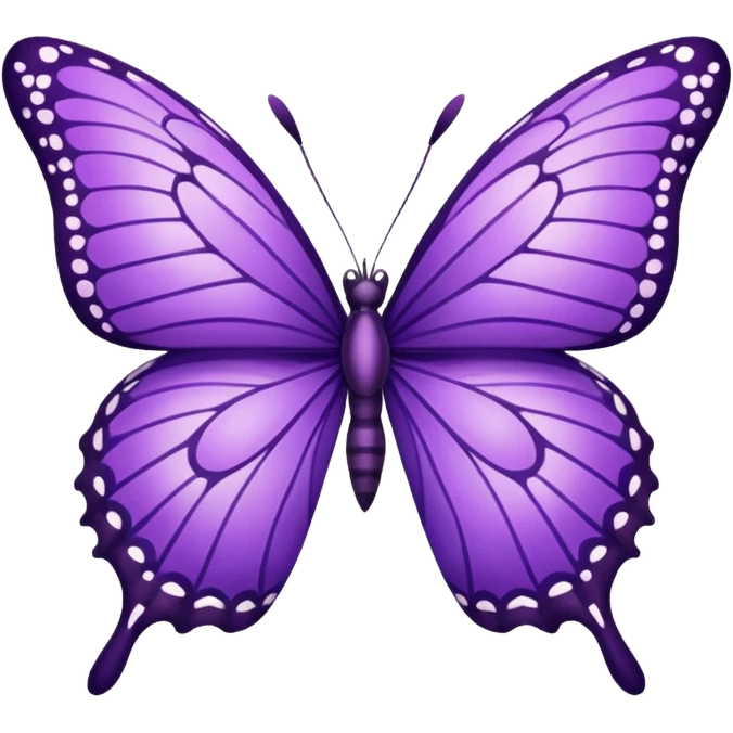 purple butterfly emoji