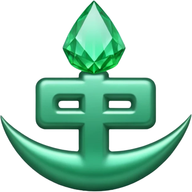 signo de dinero en color verde bien resplandeciente. Este es el signo "$" emoji