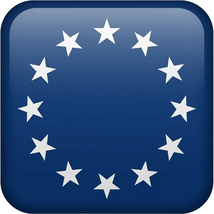 betsy ross flag emoji with 10 stars on the blue square emoji