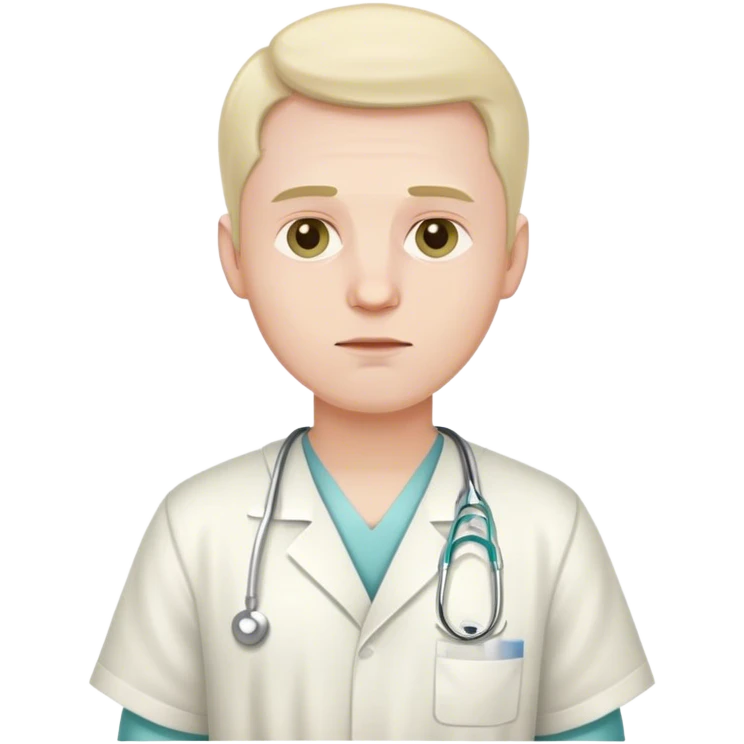 a guy in the hospital emoji