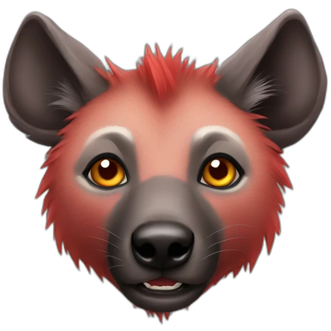 red hyena emoji