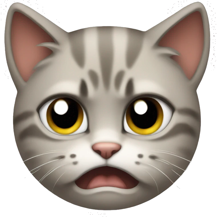 Angry kitten emoji