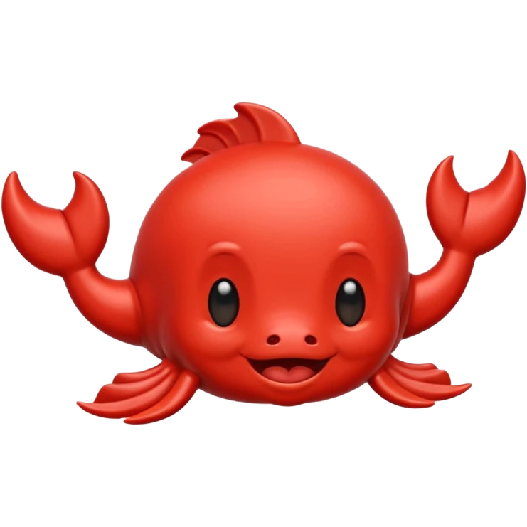 Cangrejo dando las gracias emoji
