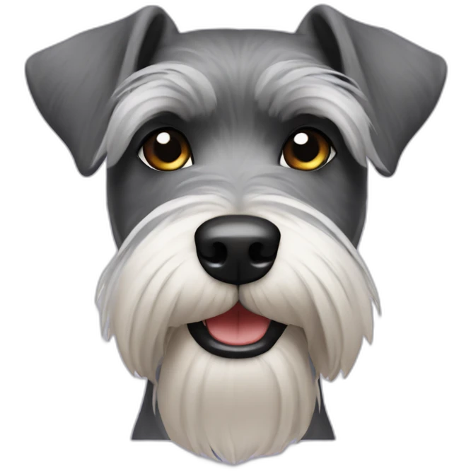 Miniature schnauzer  emoji
